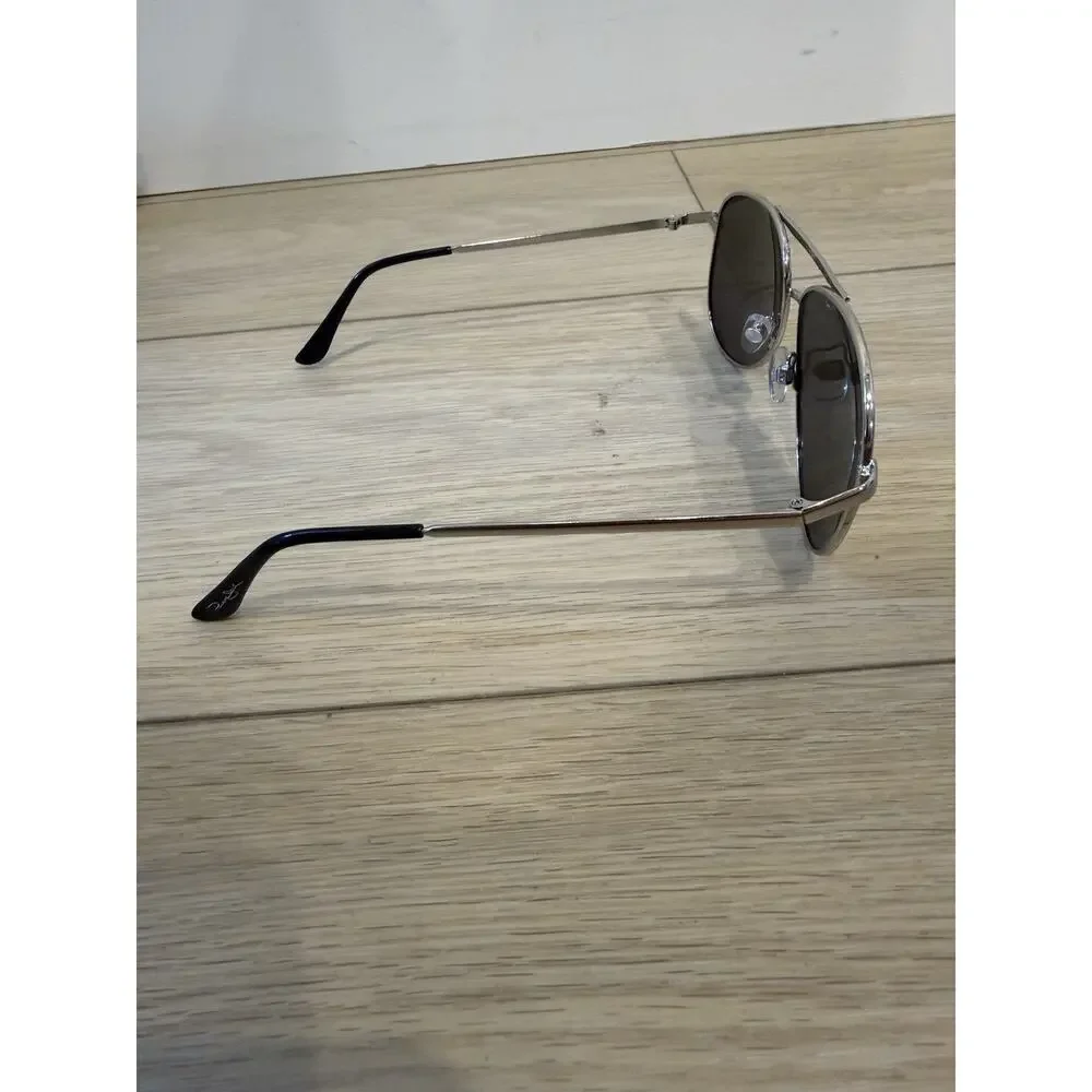 Panama Jack x Foster Grant DG0225 Silver Aviator Sunglasses Mirrored Lens